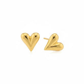 Anvine Gilded Amor Heart Studs