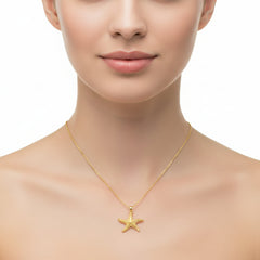 Anvine Golden Starfish Pendant