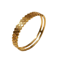 Anvine Heart Chain Link Bangle