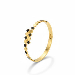 Anvine Midnight Clover Bangle