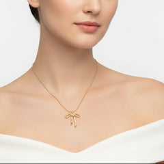 Anvine Bow Pendant Necklace