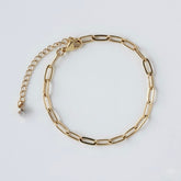 Anvine Thin Paperclip Bracelet