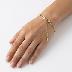 Anvine Thin Paperclip Bracelet