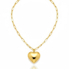 Anvine Eternal Puffy Heart Necklace