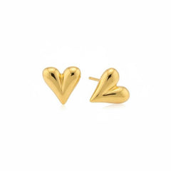 Anvine Gilded Amor Heart Studs