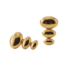Anvine Triple Tiered Pebble Earrings