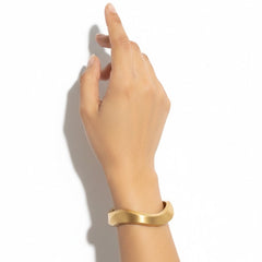 Anvine Sculptural Wave Bangle