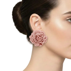 Anvine Dusty Rose Petal Studs