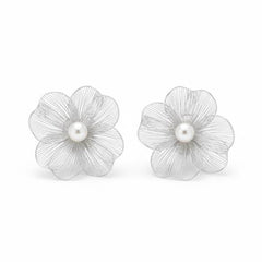 Anvine Silver Filigree Bloom Studs