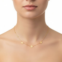 Anvine Daisy Flower Necklace
